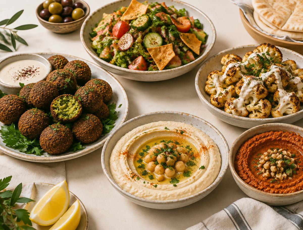 Vegetarisk & vegansk mezze: libanesisk catering